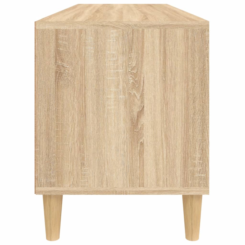 Tv-meubel 100x34,5x44,5 cm bewerkt hout sonoma eikenkleurig is nu te koop bij PeponiXL, paradijselijk wonen!