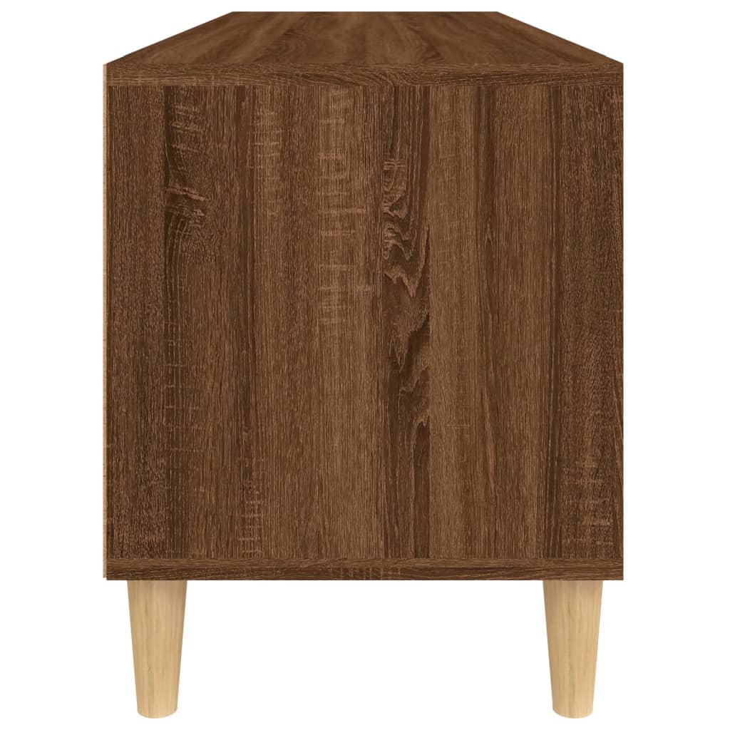 Tv-meubel 100x34,5x44,5 cm bewerkt hout bruin eikenkleur is nu te koop bij PeponiXL, paradijselijk wonen!