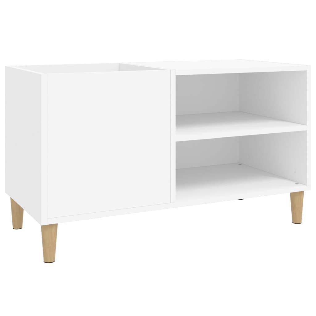 Platenkast 84,5x38x48 cm bewerkt hout wit is nu te koop bij PeponiXL, paradijselijk wonen!