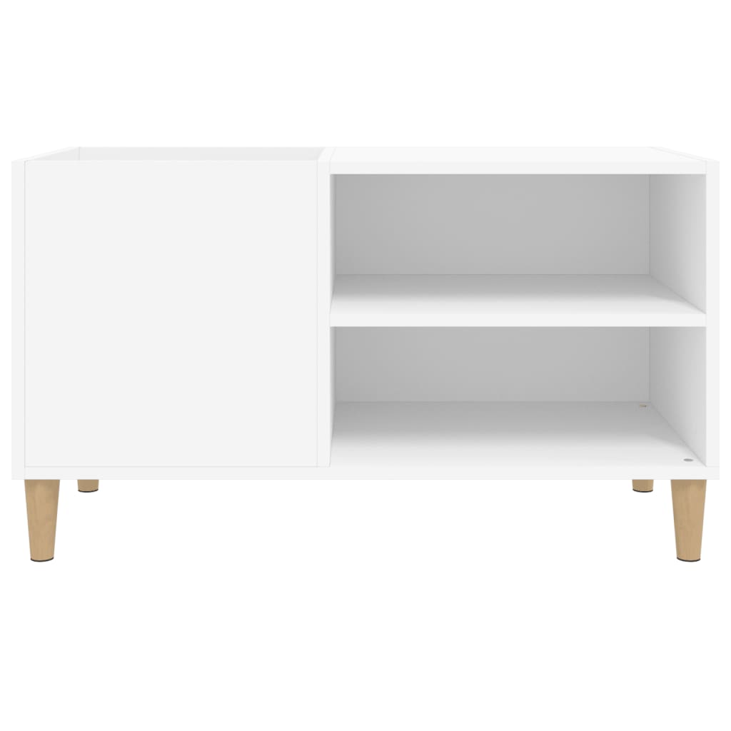 Platenkast 84,5x38x48 cm bewerkt hout wit is nu te koop bij PeponiXL, paradijselijk wonen!