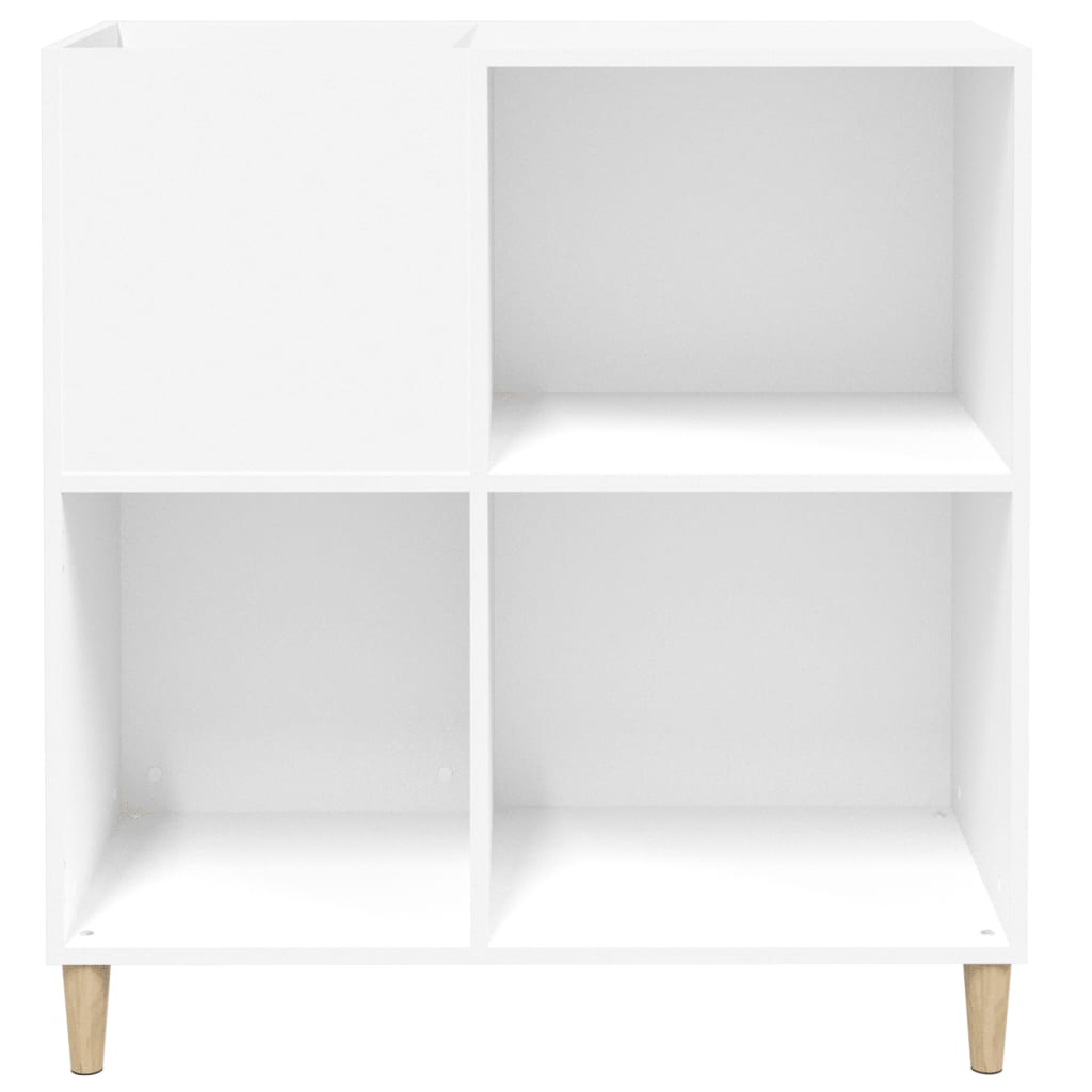 Platenkast 84,5x38x89 cm bewerkt hout wit is nu te koop bij PeponiXL, paradijselijk wonen!