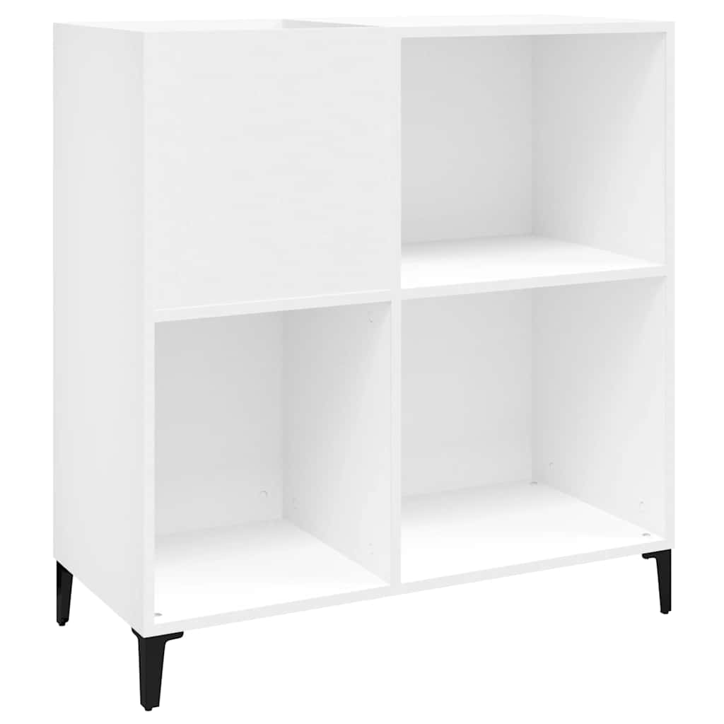Platenkast 84,5x38x89 cm bewerkt hout wit is nu te koop bij PeponiXL, paradijselijk wonen!