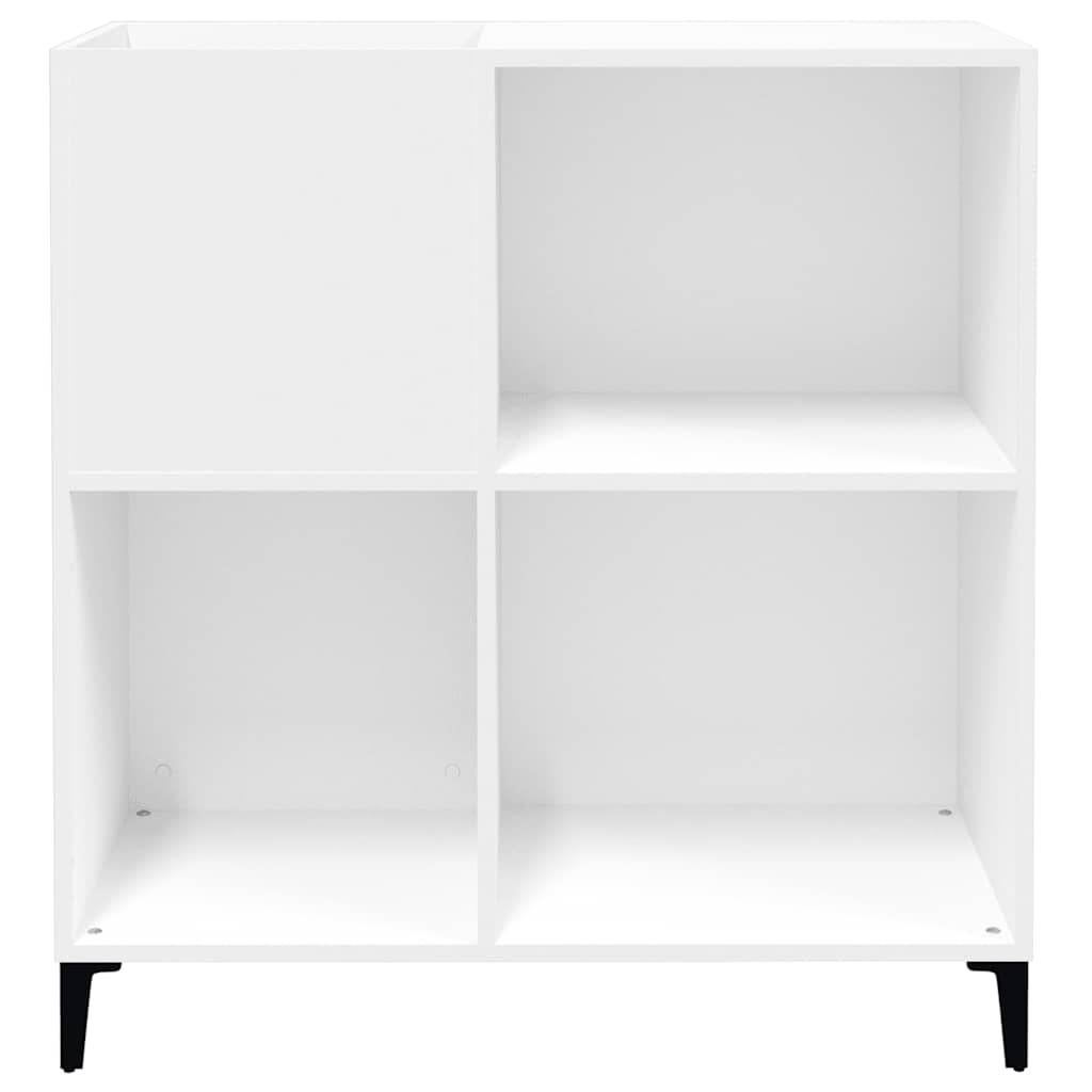 Platenkast 84,5x38x89 cm bewerkt hout wit is nu te koop bij PeponiXL, paradijselijk wonen!