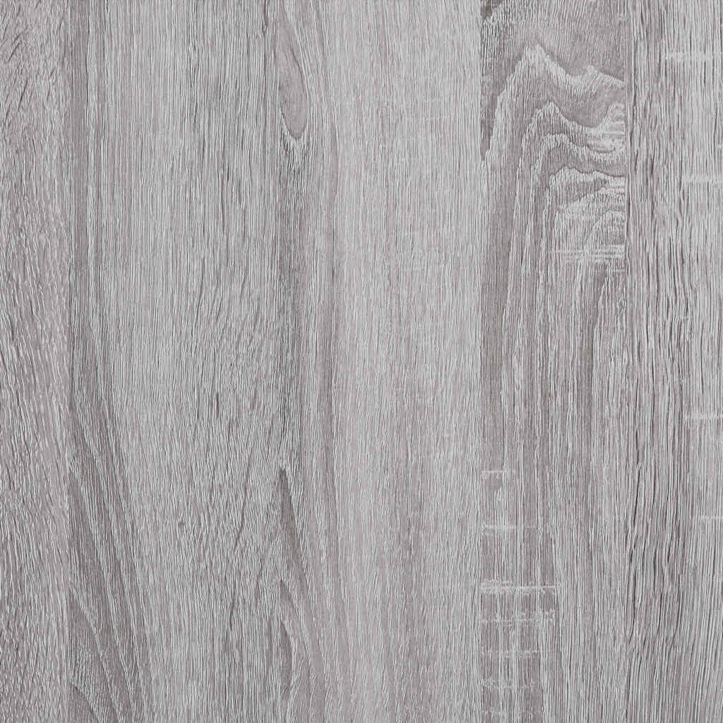 Platenkast 84,5x38x89 cm bewerkt hout grijs sonoma eikenkleurig is nu te koop bij PeponiXL, paradijselijk wonen!