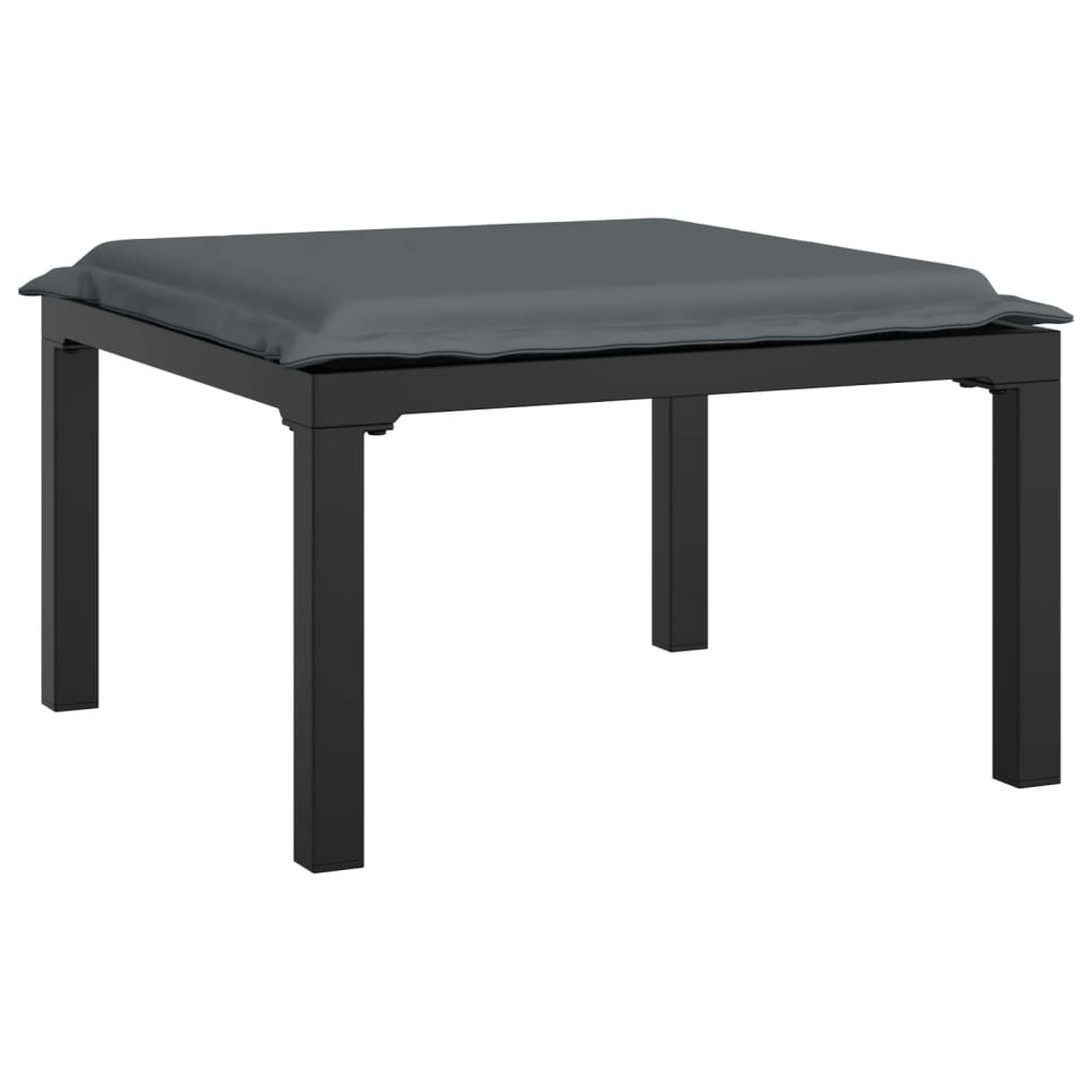 4-delige Loungeset poly rattan zwart en grijs is nu te koop bij PeponiXL, paradijselijk wonen!
