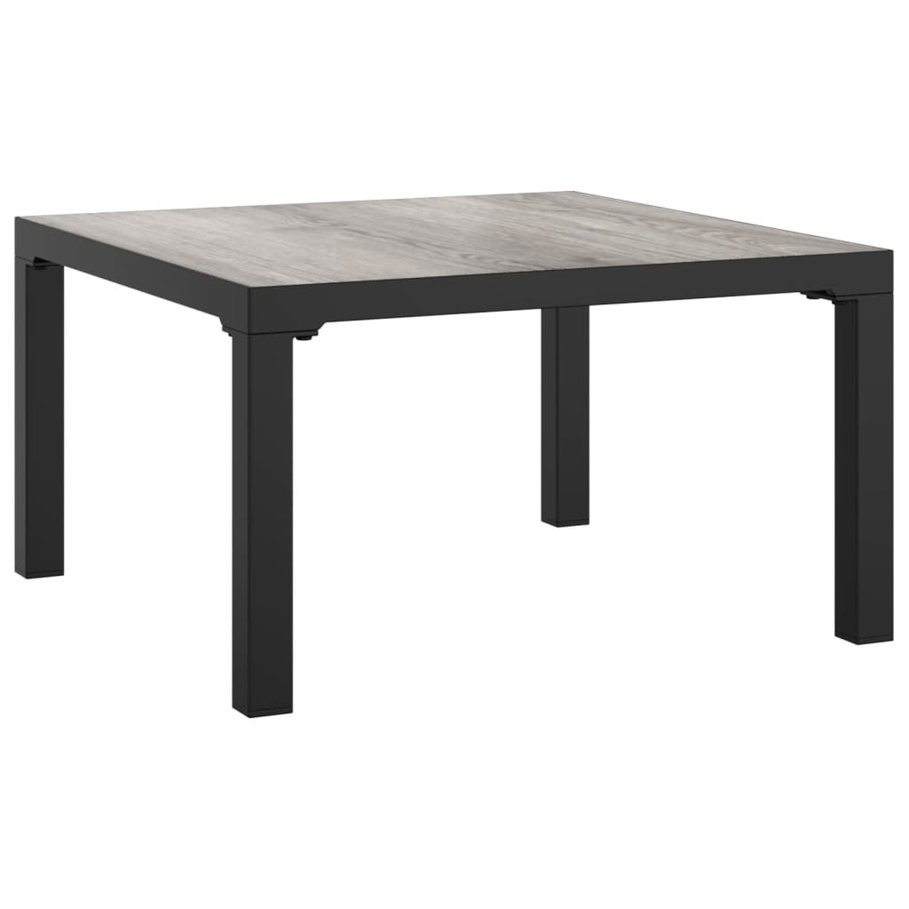 5-delige Loungeset poly rattan zwart en grijs is nu te koop bij PeponiXL, paradijselijk wonen!