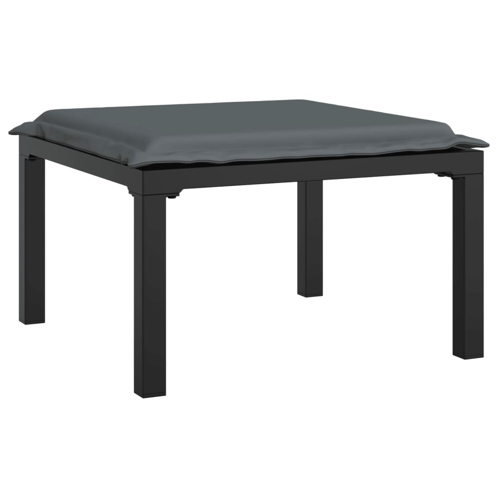 6-delige Loungeset poly rattan zwart en grijs is nu te koop bij PeponiXL, paradijselijk wonen!