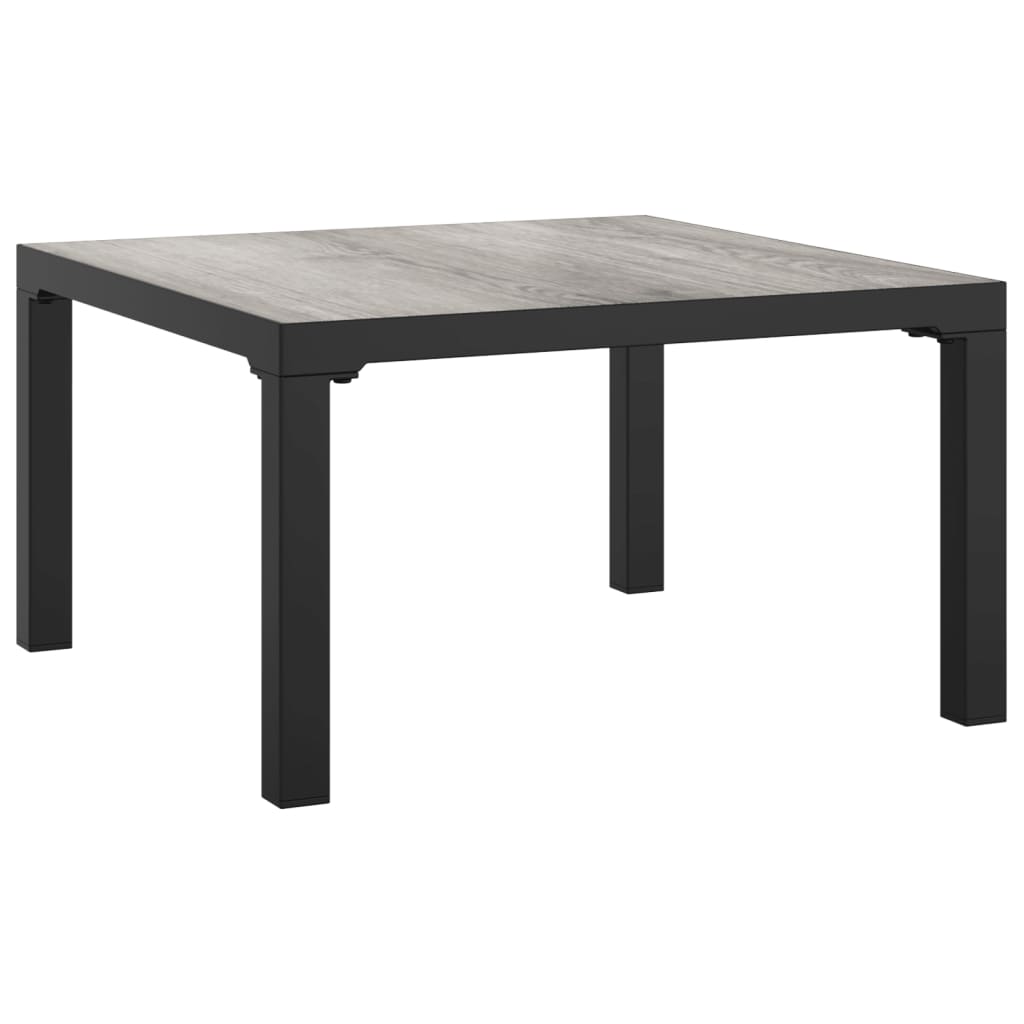7-delige Loungeset poly rattan zwart en grijs is nu te koop bij PeponiXL, paradijselijk wonen!