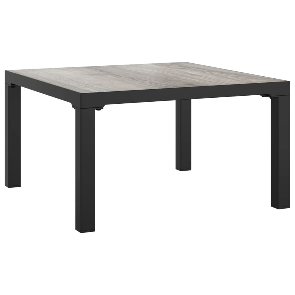 7-delige Loungeset poly rattan zwart en grijs is nu te koop bij PeponiXL, paradijselijk wonen!