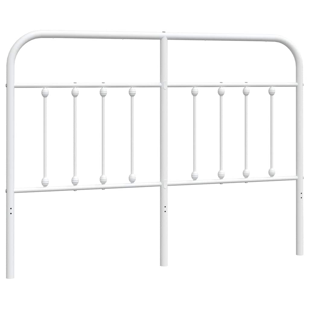 Vervangend hoofdbord metaal wit 150 cm is nu te koop bij PeponiXL, paradijselijk wonen!