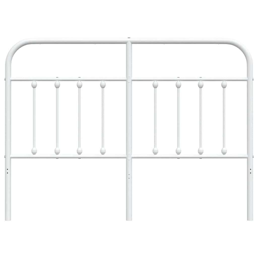 Vervangend hoofdbord metaal wit 150 cm is nu te koop bij PeponiXL, paradijselijk wonen!