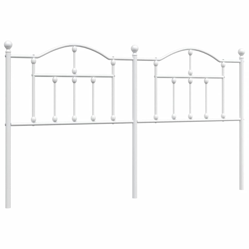 Vervangend hoofdbord 180 cm metaal wit is nu te koop bij PeponiXL, paradijselijk wonen!