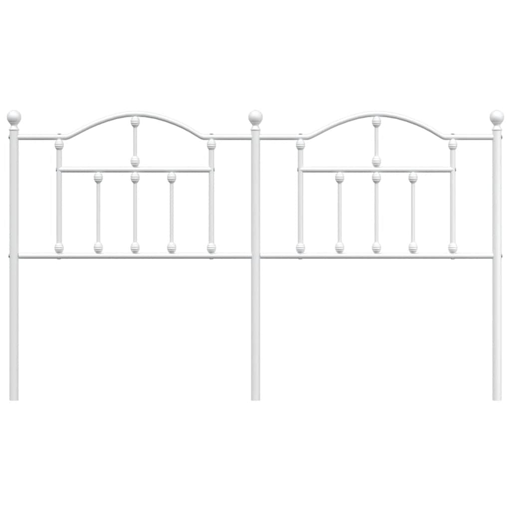 Vervangend hoofdbord 180 cm metaal wit is nu te koop bij PeponiXL, paradijselijk wonen!