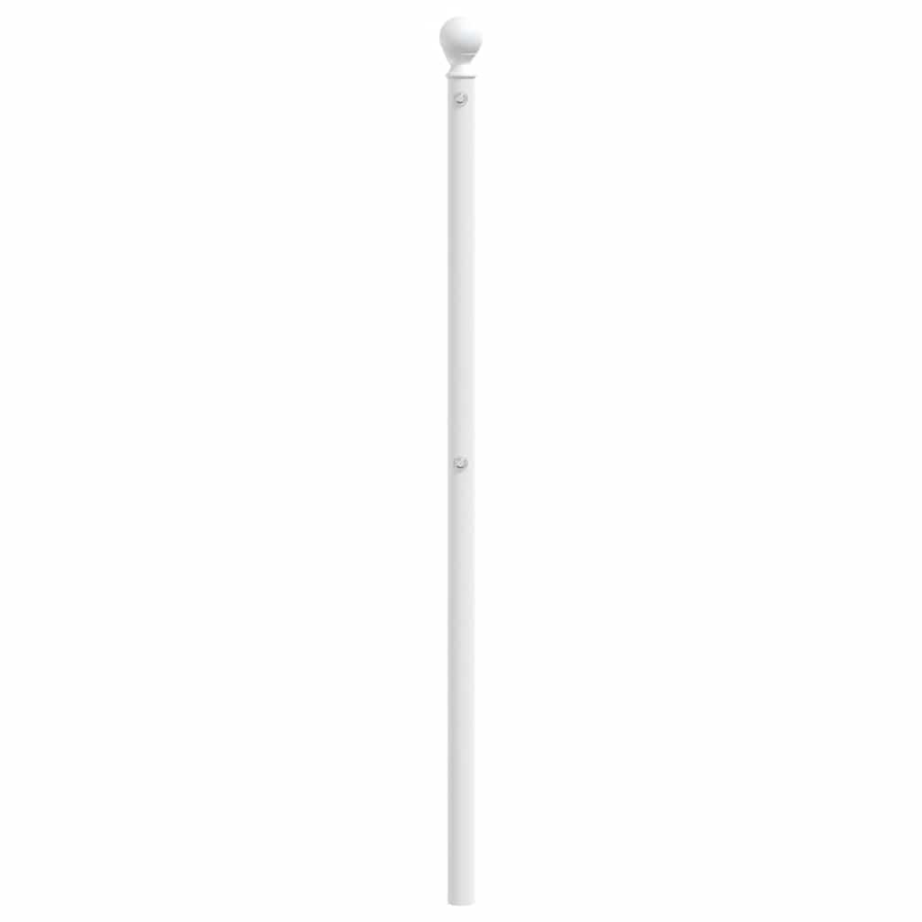 Vervangend hoofdbord 180 cm metaal wit is nu te koop bij PeponiXL, paradijselijk wonen!