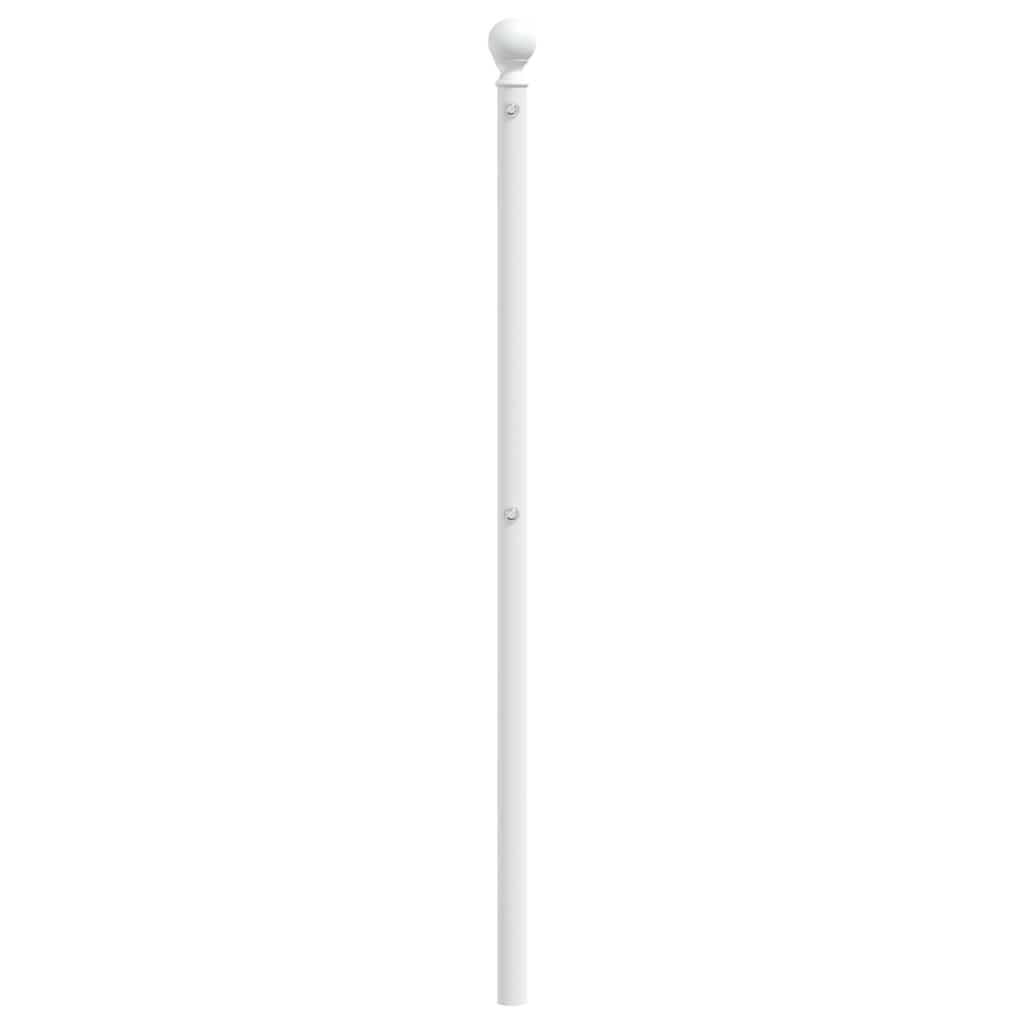 Vervangend hoofdbord 193 cm metaal wit is nu te koop bij PeponiXL, paradijselijk wonen!