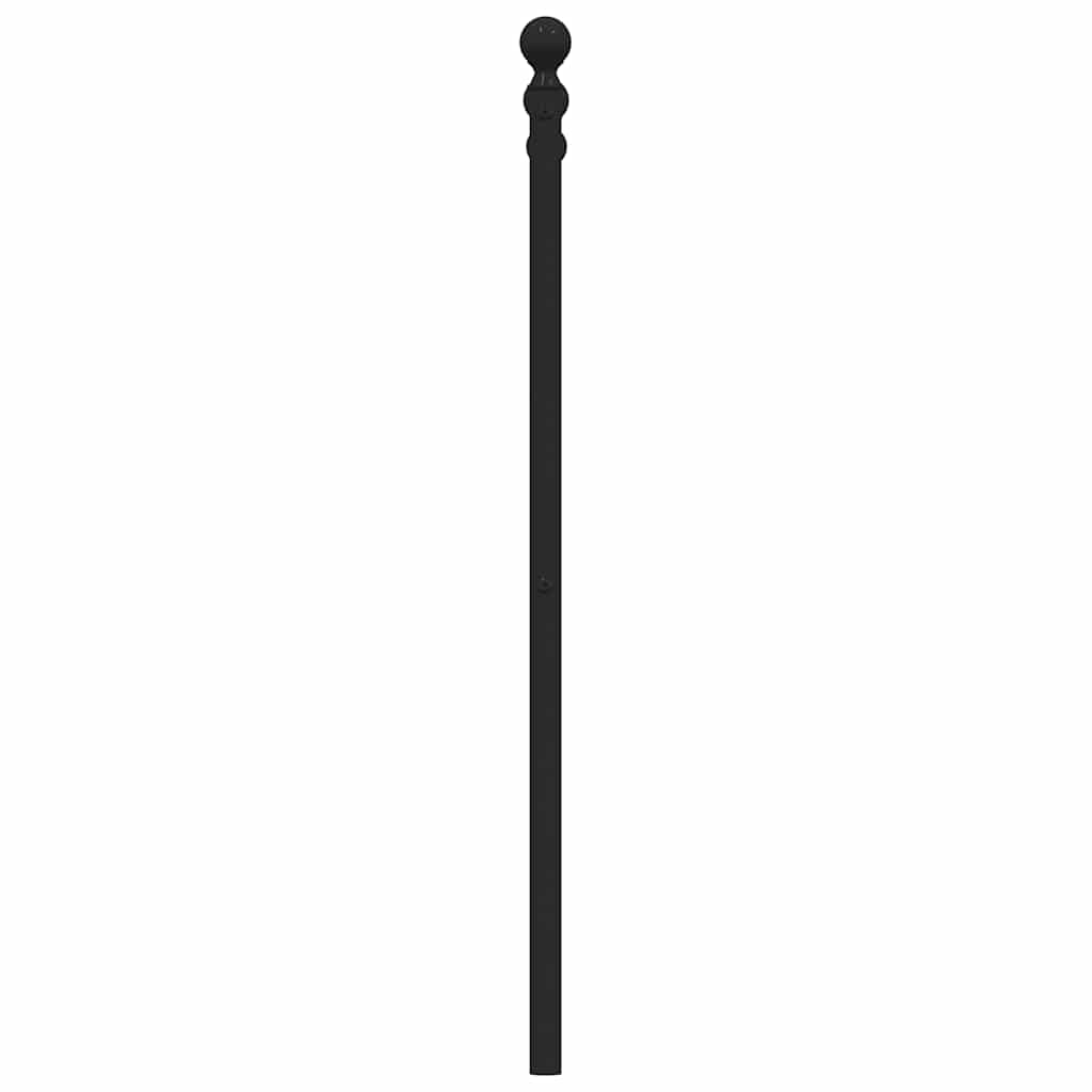 Vervangend hoofdbord 100 cm metaal zwart is nu te koop bij PeponiXL, paradijselijk wonen!
