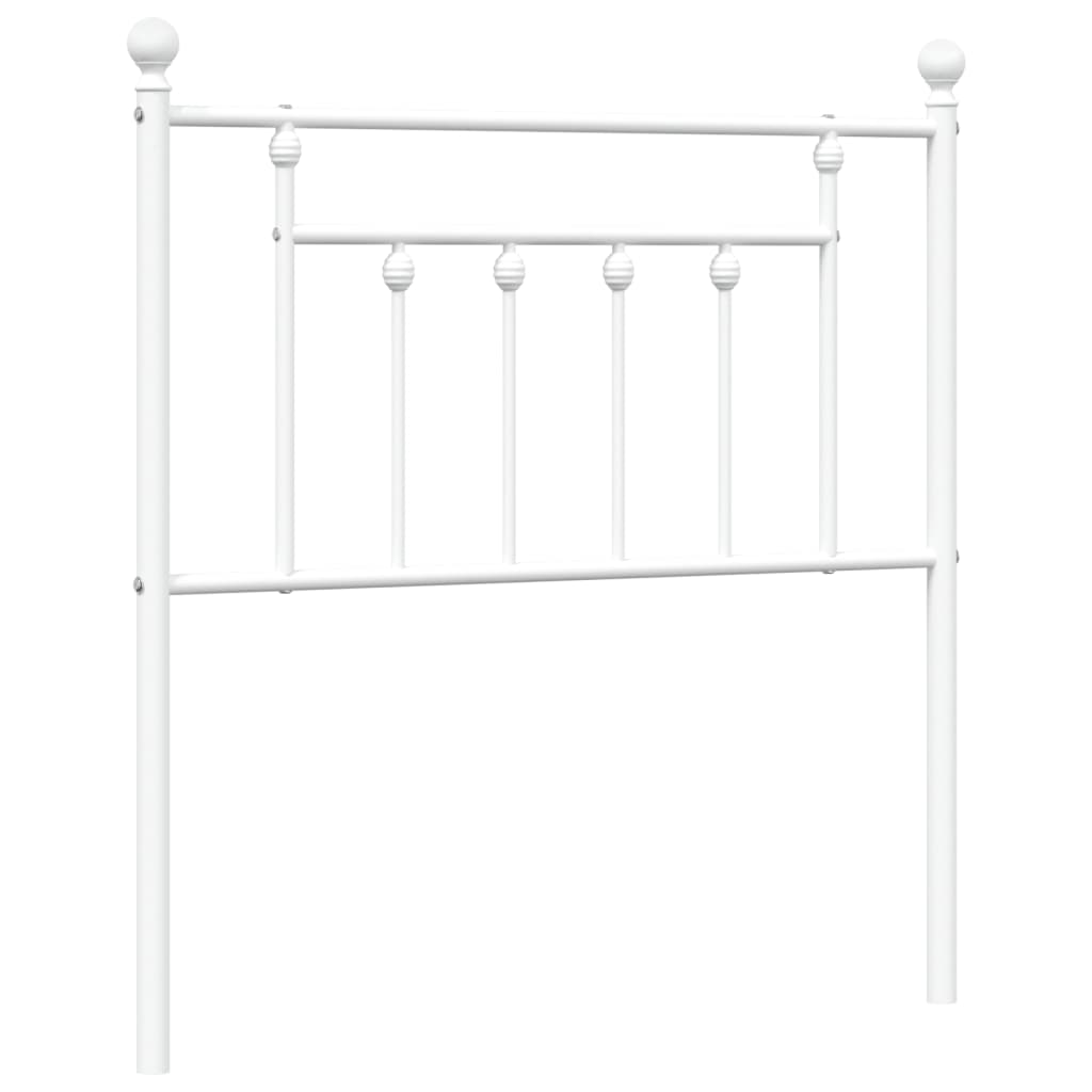 Vervangend hoofdbord 80 cm metaal wit is nu te koop bij PeponiXL, paradijselijk wonen!