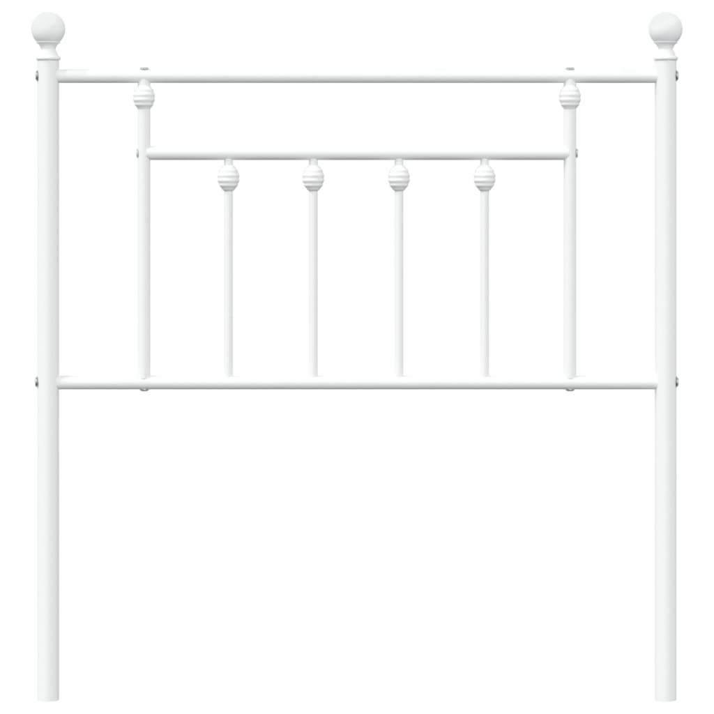 Vervangend hoofdbord 80 cm metaal wit is nu te koop bij PeponiXL, paradijselijk wonen!
