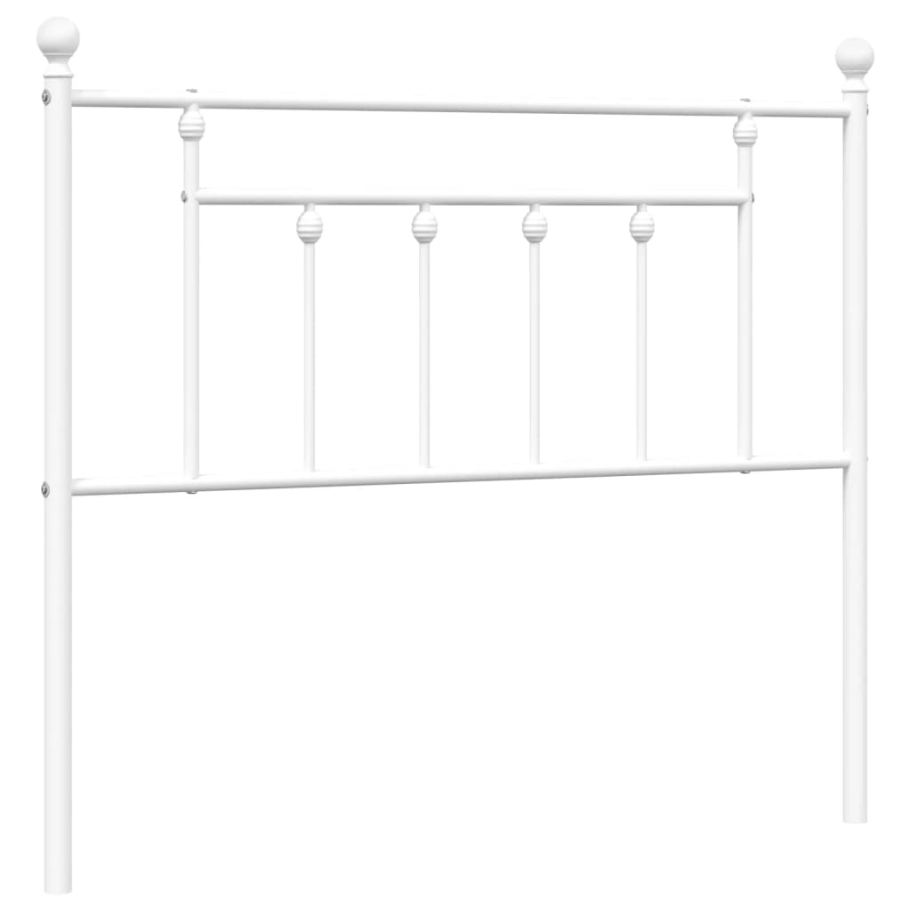 Vervangend hoofdbord 107 cm metaal wit is nu te koop bij PeponiXL, paradijselijk wonen!