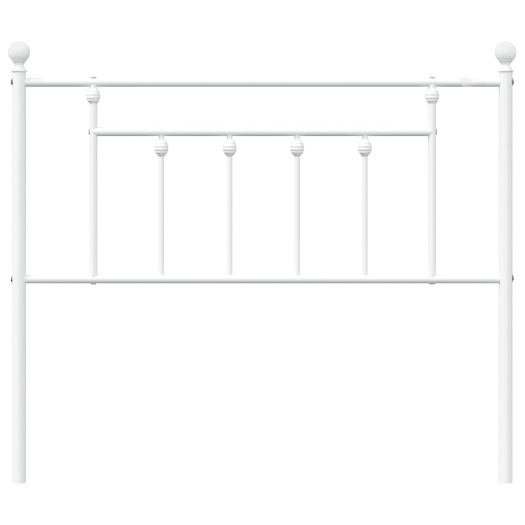 Vervangend hoofdbord 107 cm metaal wit is nu te koop bij PeponiXL, paradijselijk wonen!
