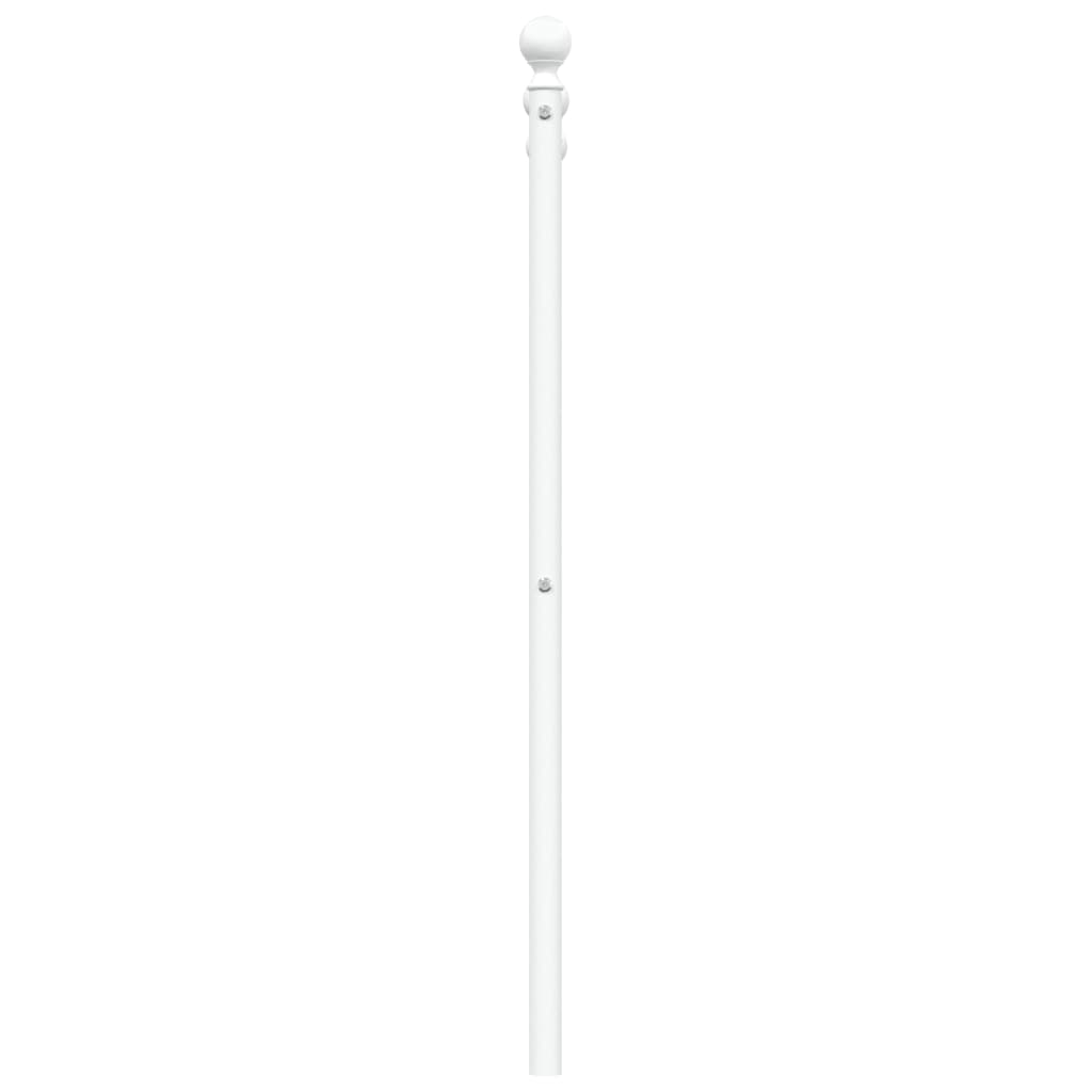 Vervangend hoofdbord 107 cm metaal wit is nu te koop bij PeponiXL, paradijselijk wonen!