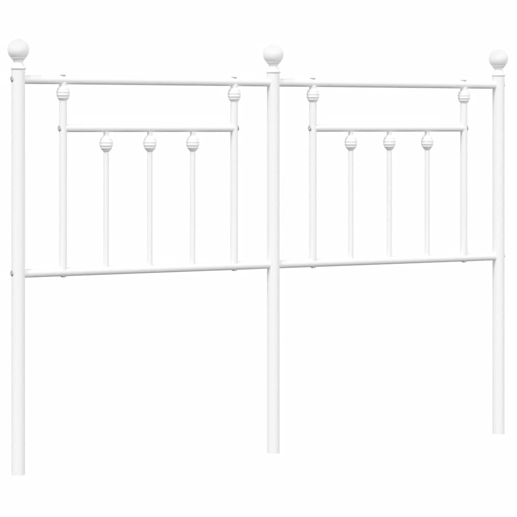 Vervangend hoofdbord 135 cm metaal wit is nu te koop bij PeponiXL, paradijselijk wonen!