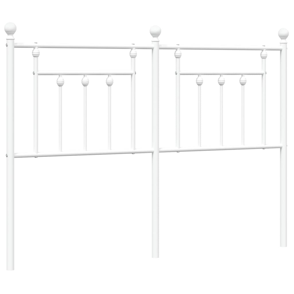 Vervangend hoofdbord 140 cm metaal wit is nu te koop bij PeponiXL, paradijselijk wonen!