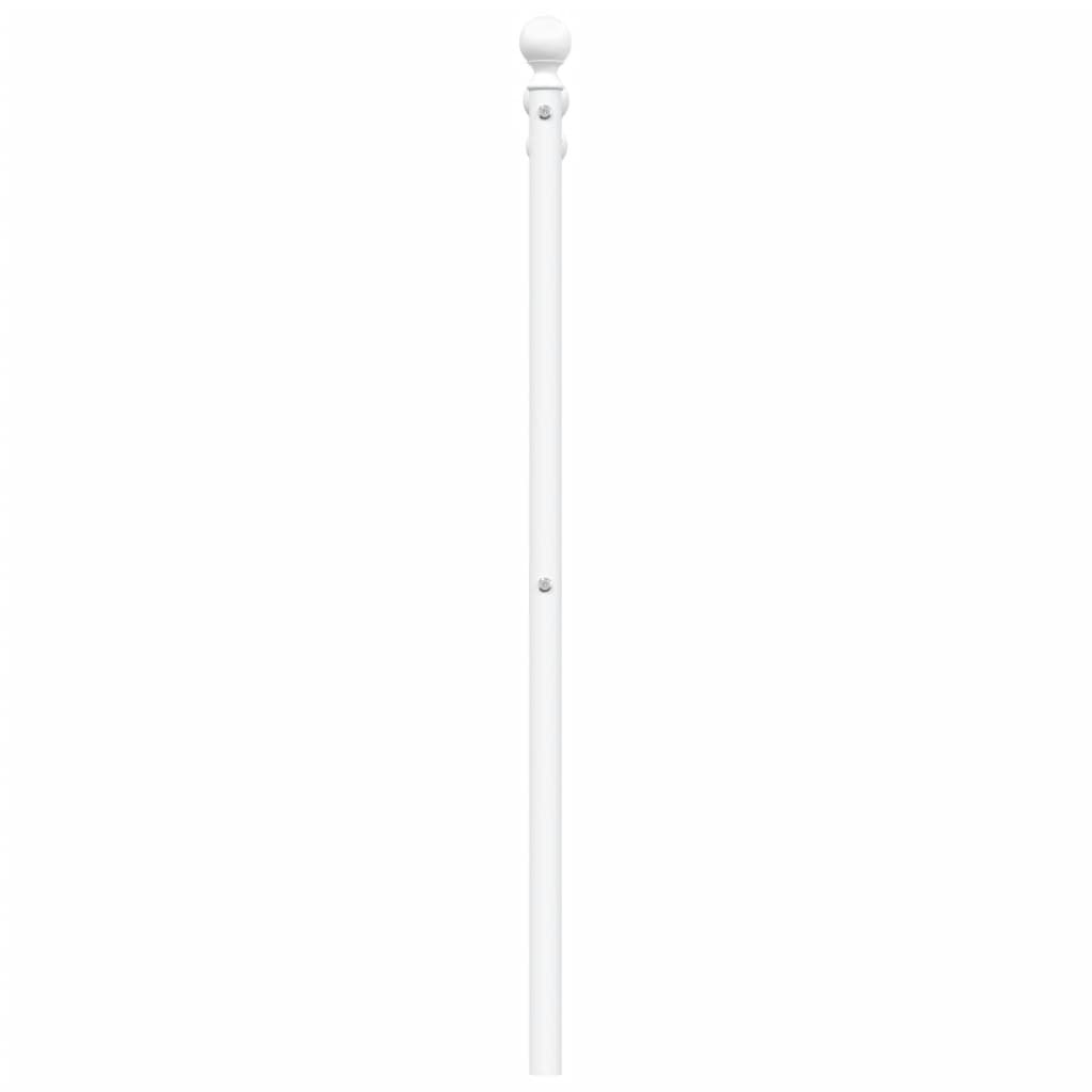 Vervangend hoofdbord 140 cm metaal wit is nu te koop bij PeponiXL, paradijselijk wonen!