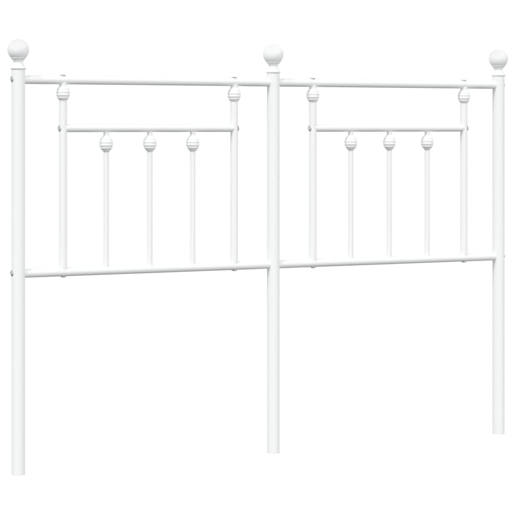 Vervangend hoofdbord 150 cm metaal wit is nu te koop bij PeponiXL, paradijselijk wonen!