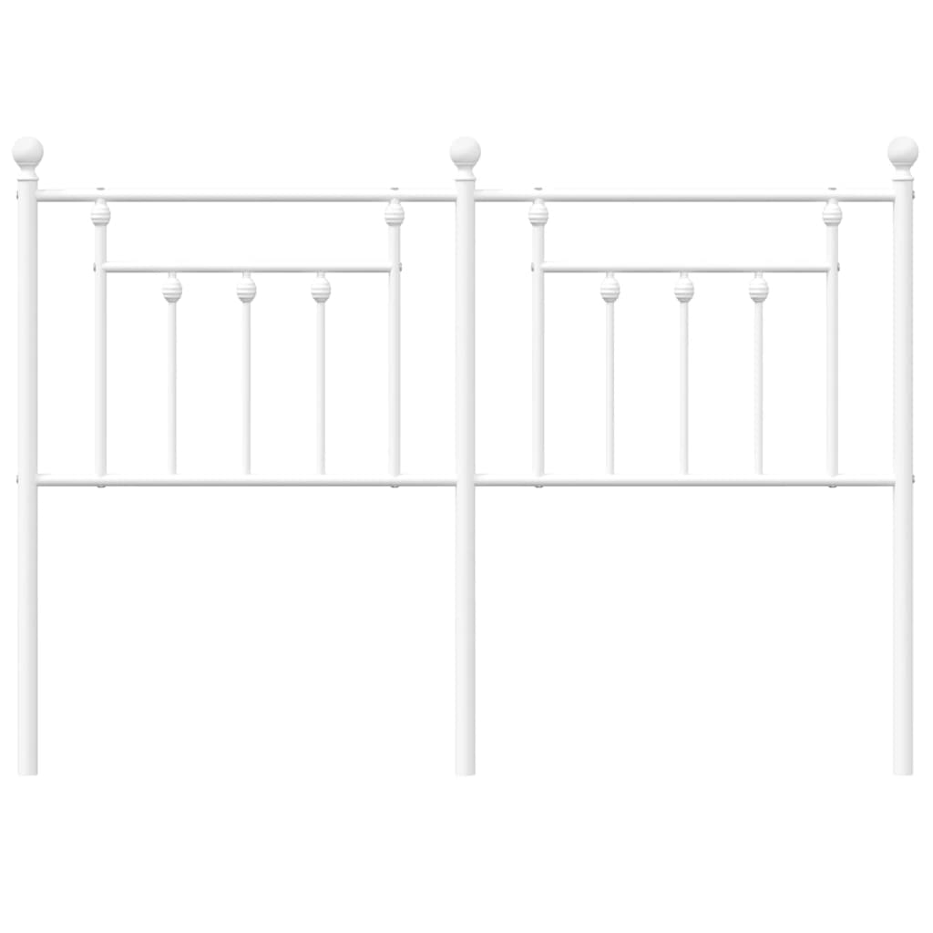 Vervangend hoofdbord 150 cm metaal wit is nu te koop bij PeponiXL, paradijselijk wonen!