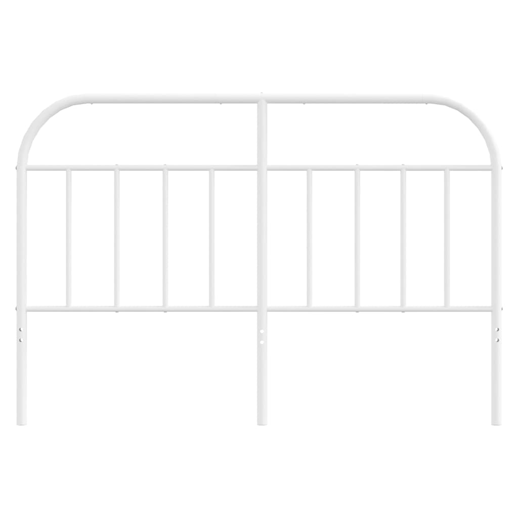 Vervangend hoofdbord metaal wit 150 cm is nu te koop bij PeponiXL, paradijselijk wonen!