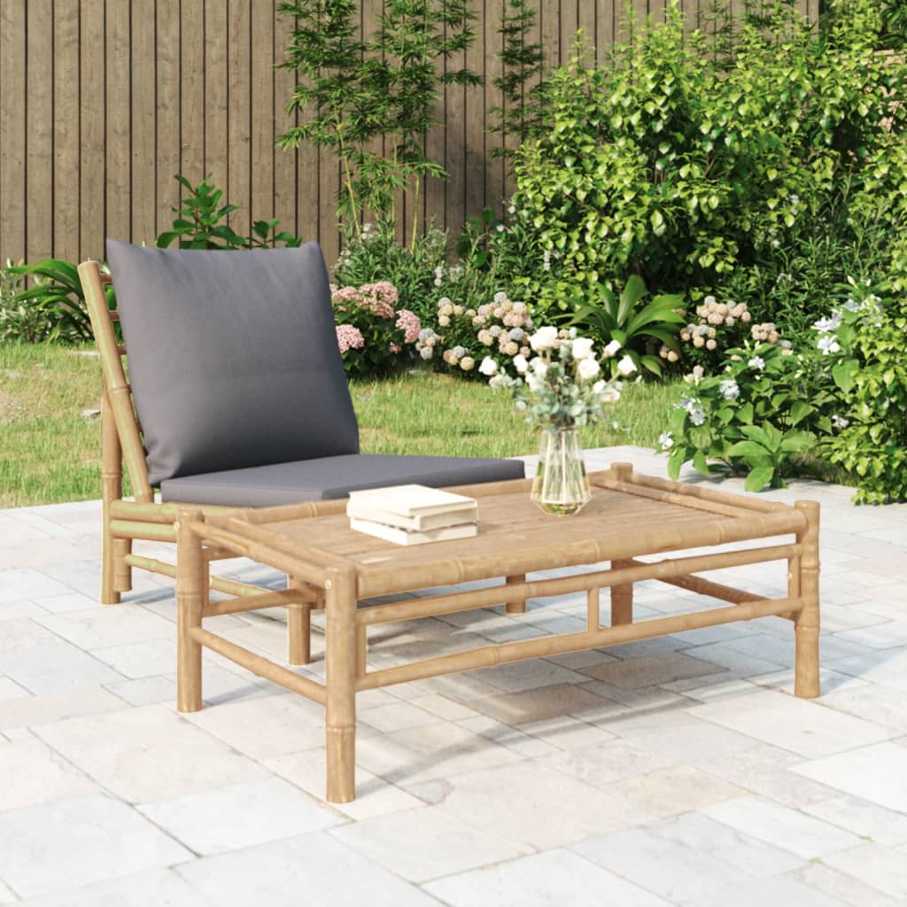 Tuintafel 100x55x33 cm bamboe is nu te koop bij PeponiXL, paradijselijk wonen!