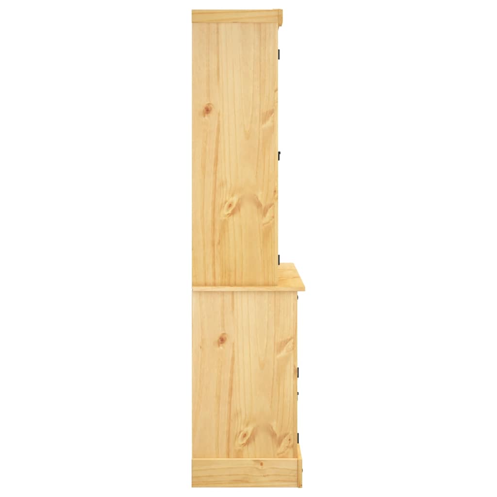Hoge kast Corona 112x43x196 cm Mexicaans grenenhout bruin is nu te koop bij PeponiXL, paradijselijk wonen!