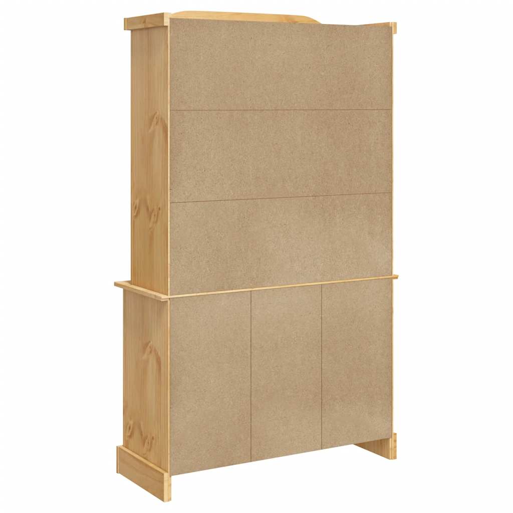 Hoge kast Corona 112x43x196 cm Mexicaans grenenhout bruin is nu te koop bij PeponiXL, paradijselijk wonen!