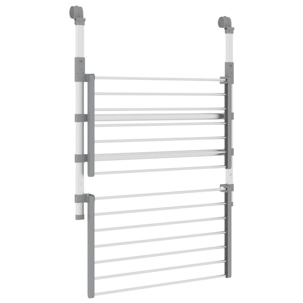Droogrek voor balkon 54x25x42 cm aluminium is nu te koop bij PeponiXL, paradijselijk wonen!