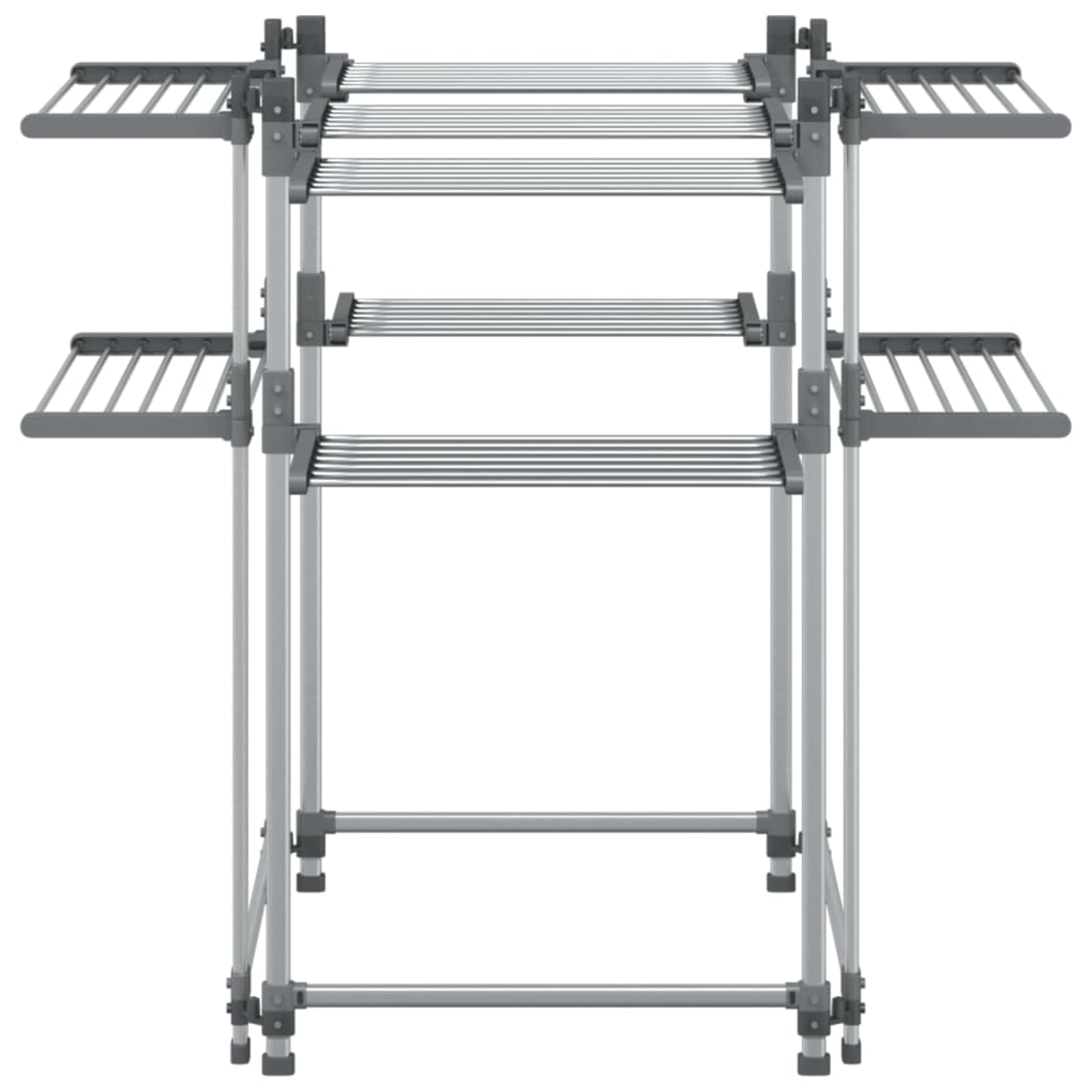 Wasrek 107x107x120 cm aluminium is nu te koop bij PeponiXL, paradijselijk wonen!