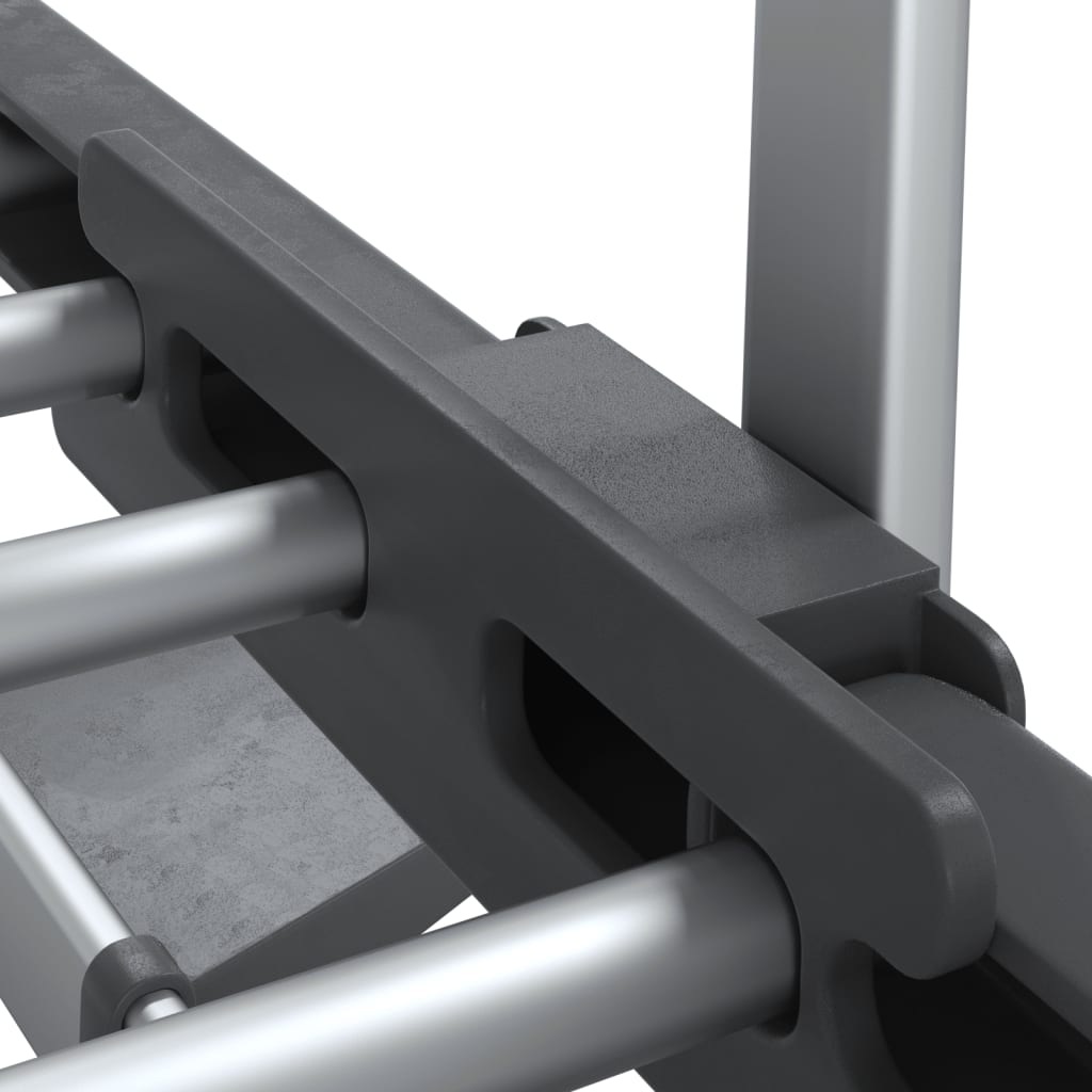 Wasmachinerek 77x52x192 cm aluminium is nu te koop bij PeponiXL, paradijselijk wonen!