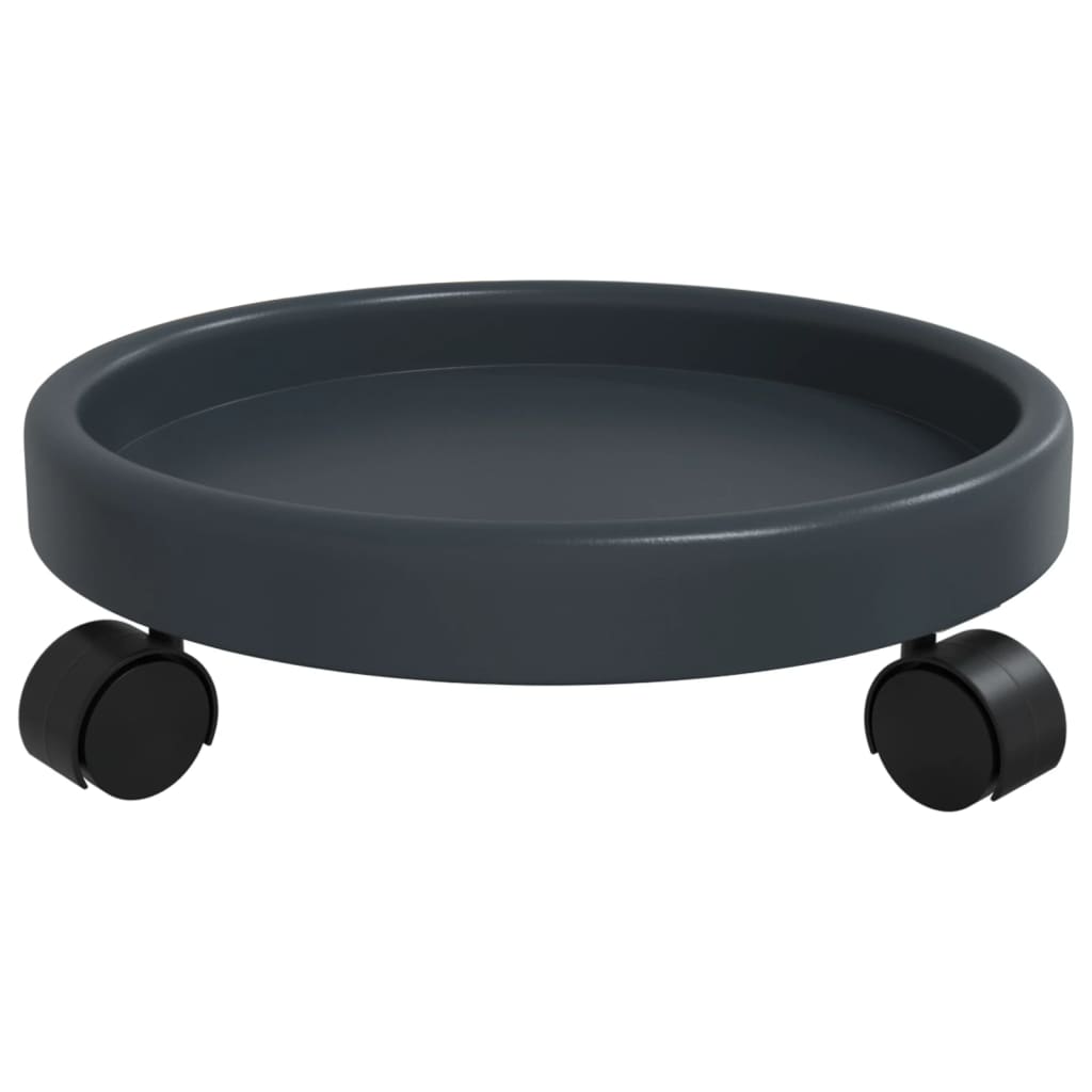 Plantentrolleys 2 st met wielen ø34 cm 35 kg grijs is nu te koop bij PeponiXL, paradijselijk wonen!