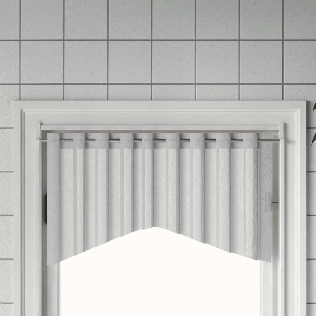 Gordijnrails 2 st 90-135 cm aluminium wit en zilverkleurig is nu te koop bij PeponiXL, paradijselijk wonen!