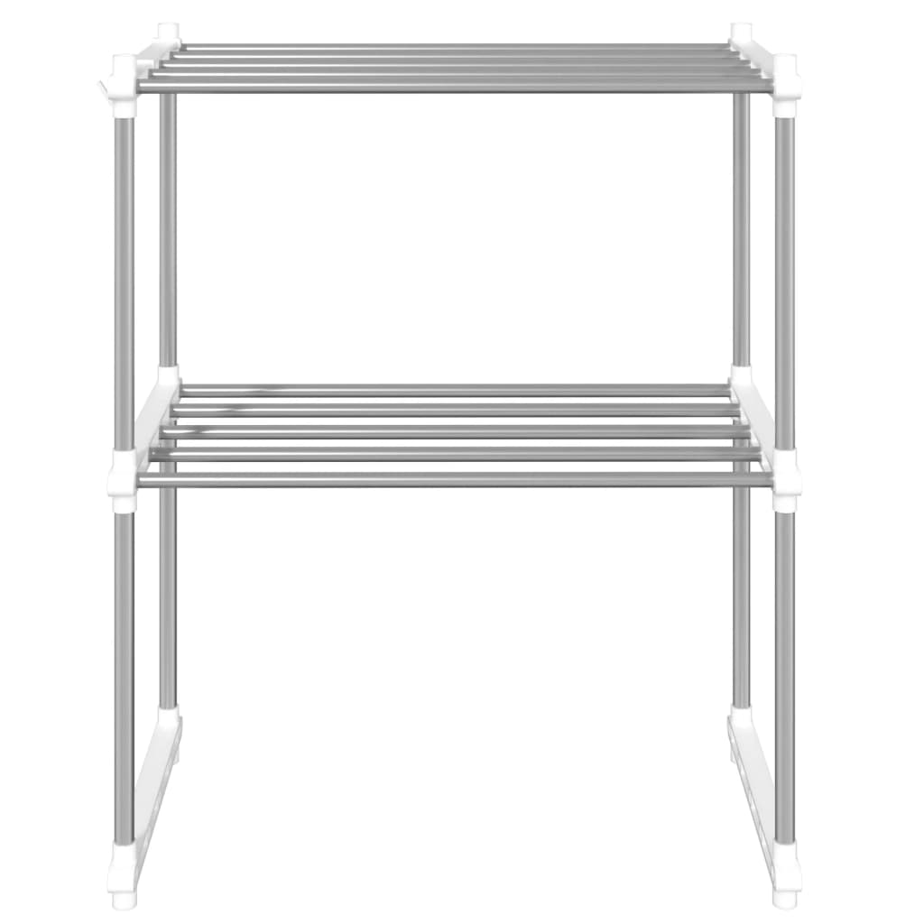 Magnetronrek 51x27x63 cm aluminium wit is nu te koop bij PeponiXL, paradijselijk wonen!