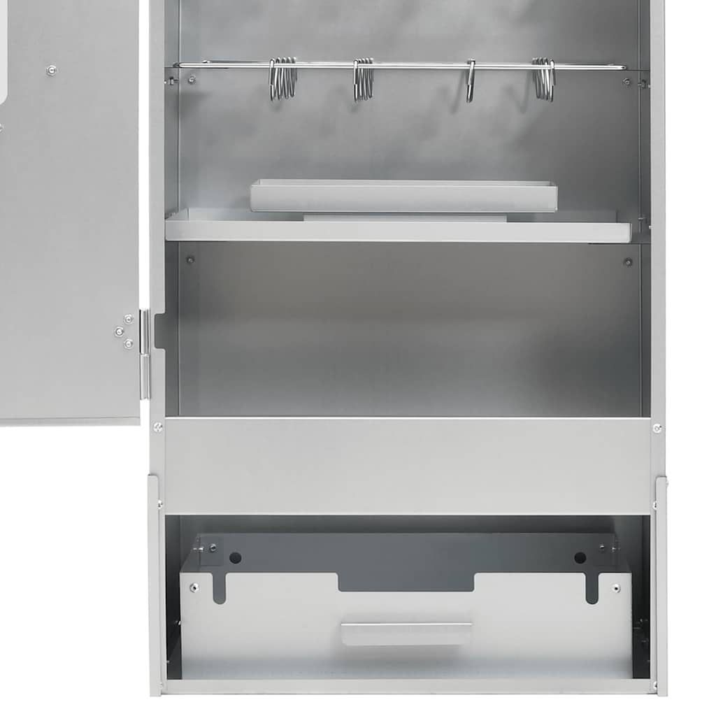 BBQ-rookoven met houtsnippers 44,5x29x110 cm staal is nu te koop bij PeponiXL, paradijselijk wonen!