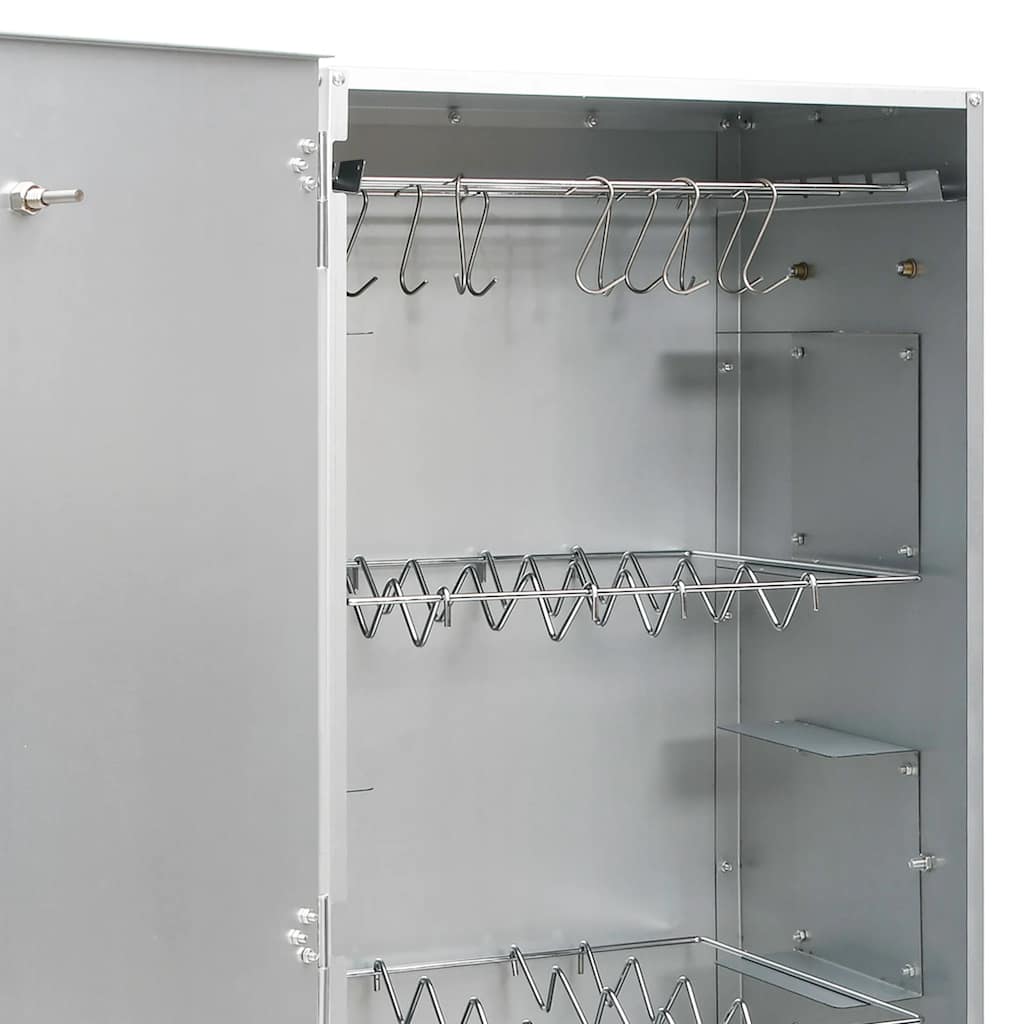 BBQ-rookoven met houtsnippers 44,5x29x110 cm staal is nu te koop bij PeponiXL, paradijselijk wonen!