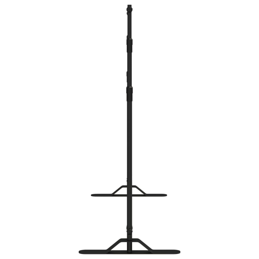 Achtergrondstandaard 305x243 cm staal zwart is nu te koop bij PeponiXL, paradijselijk wonen!