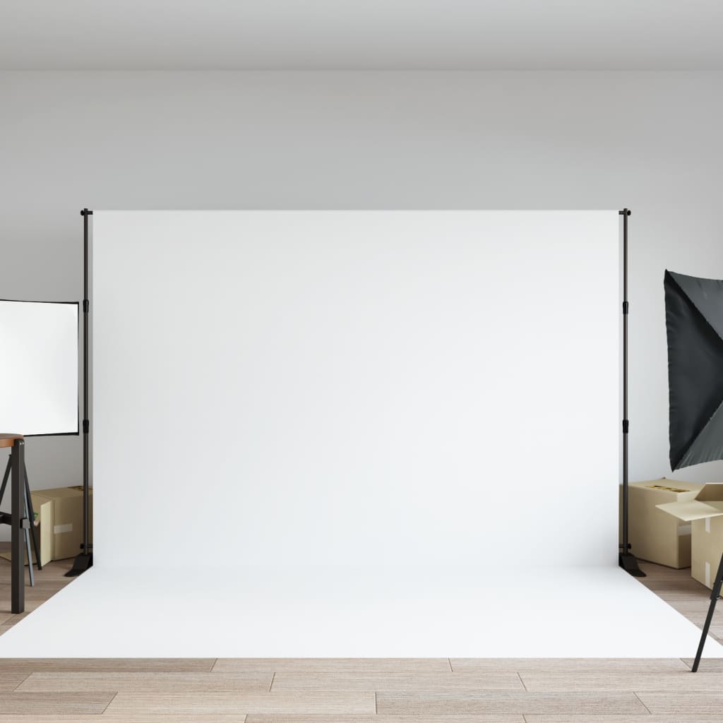 Achtergrondstandaard 305x243 cm staal zwart is nu te koop bij PeponiXL, paradijselijk wonen!