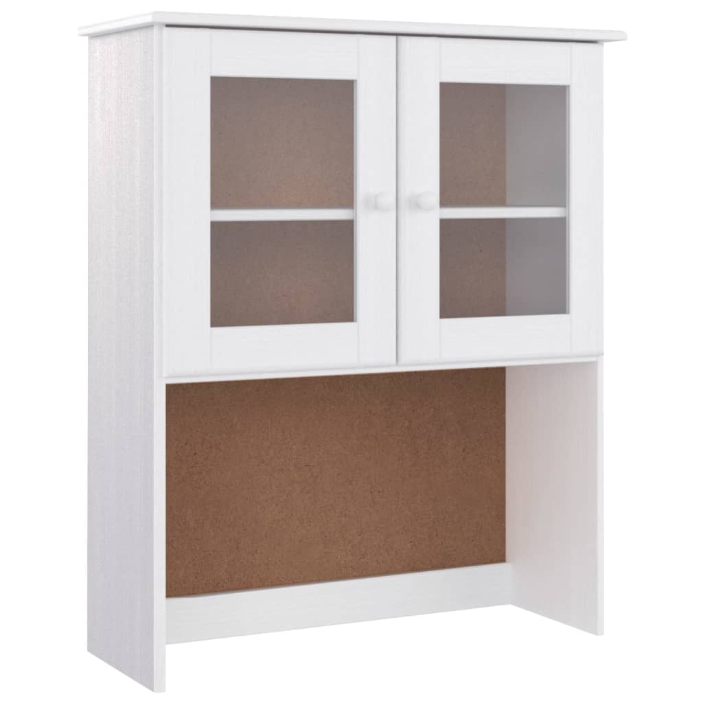 Hoge kast ALTA 77x35x165 cm massief grenenhout wit is nu te koop bij PeponiXL, paradijselijk wonen!