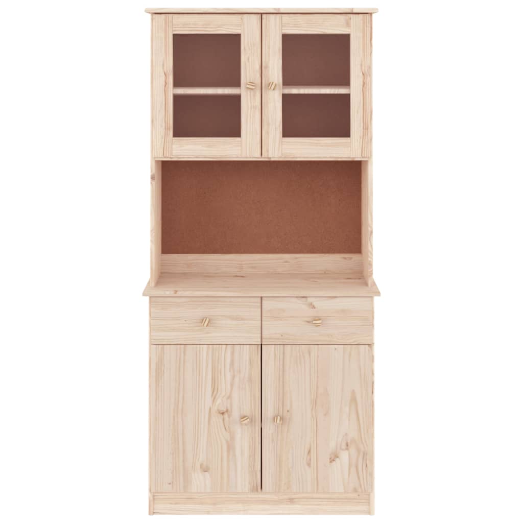 Hoge kast ALTA 77x35x165 cm massief grenenhout is nu te koop bij PeponiXL, paradijselijk wonen!