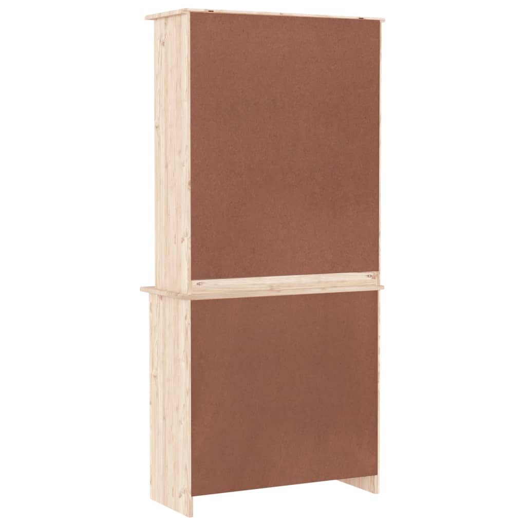 Hoge kast ALTA 77x35x165 cm massief grenenhout is nu te koop bij PeponiXL, paradijselijk wonen!