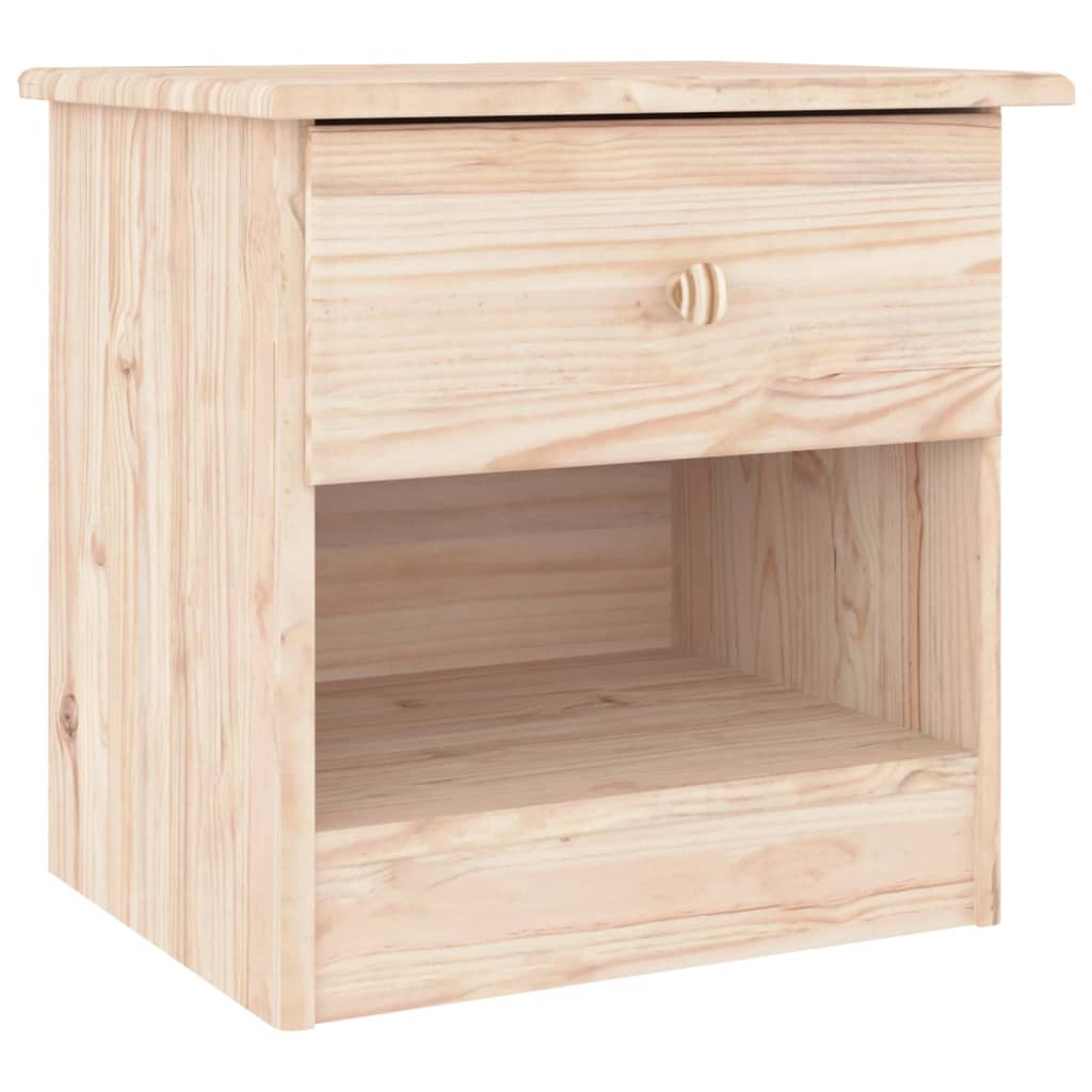 Nachtkastje ALTA 41x35x41 cm massief grenenhout is nu te koop bij PeponiXL, paradijselijk wonen!