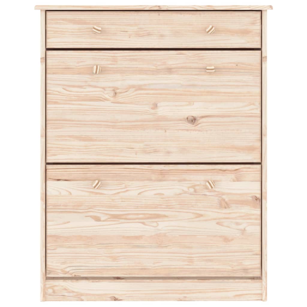 Schoenenkast ALTA 77x35x96 cm massief grenenhout is nu te koop bij PeponiXL, paradijselijk wonen!