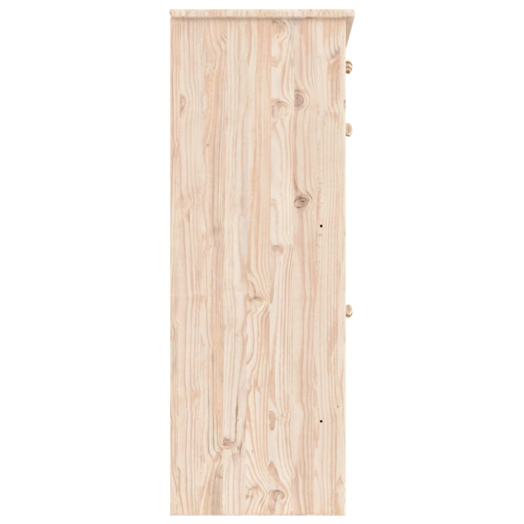 Schoenenkast ALTA 77x35x96 cm massief grenenhout is nu te koop bij PeponiXL, paradijselijk wonen!